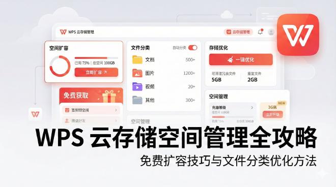 WPS国际版云端文档加载缓慢？网络优化与缓存管理方法